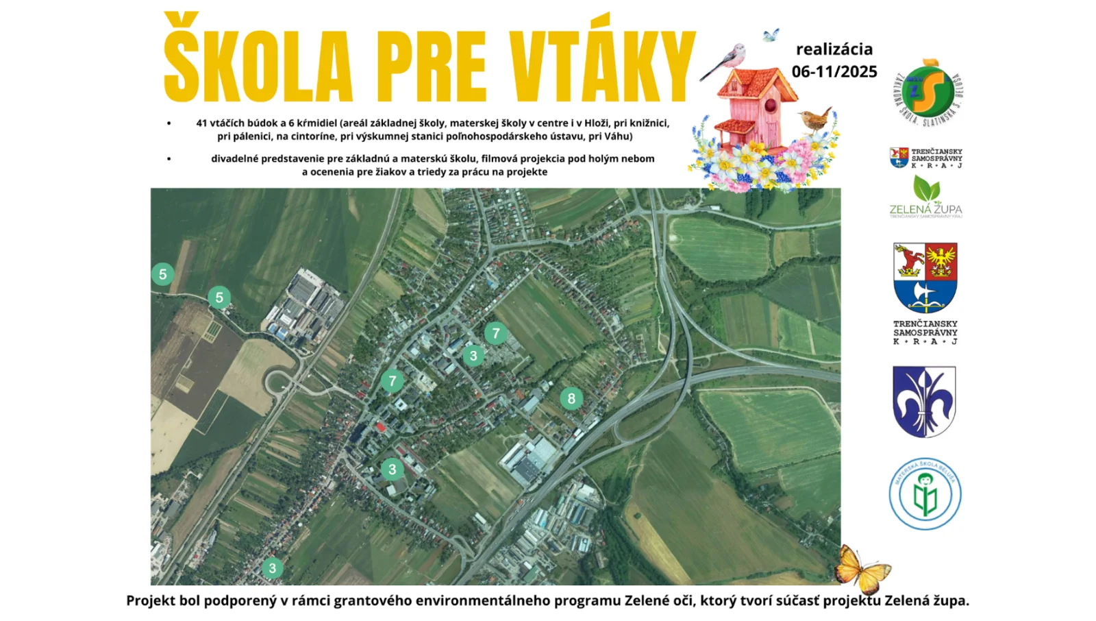 Škola pre vtáky vedie deti k živému záujmu o environmentálne témy