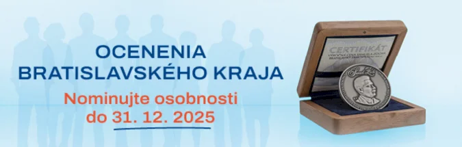 Nominujte osobnosť Bratislavského kraja. Čas máte do 31. decembra 2025