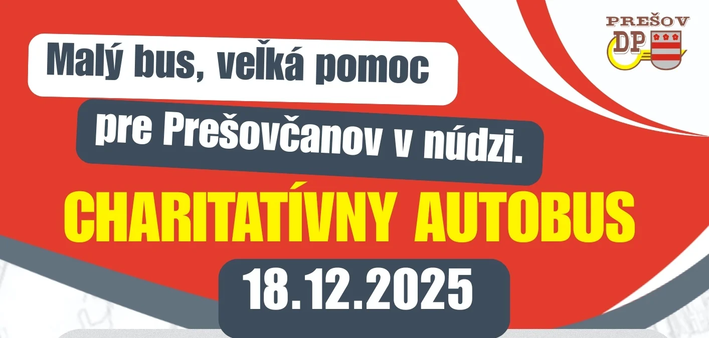 Malý bus, veľká pomoc pre Prešovčanov v núdzi