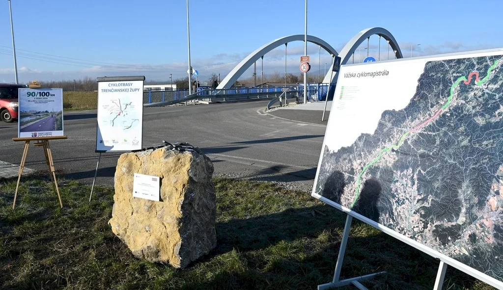 Začala výstavba predposledného úseku Vážskej cyklomagistrály