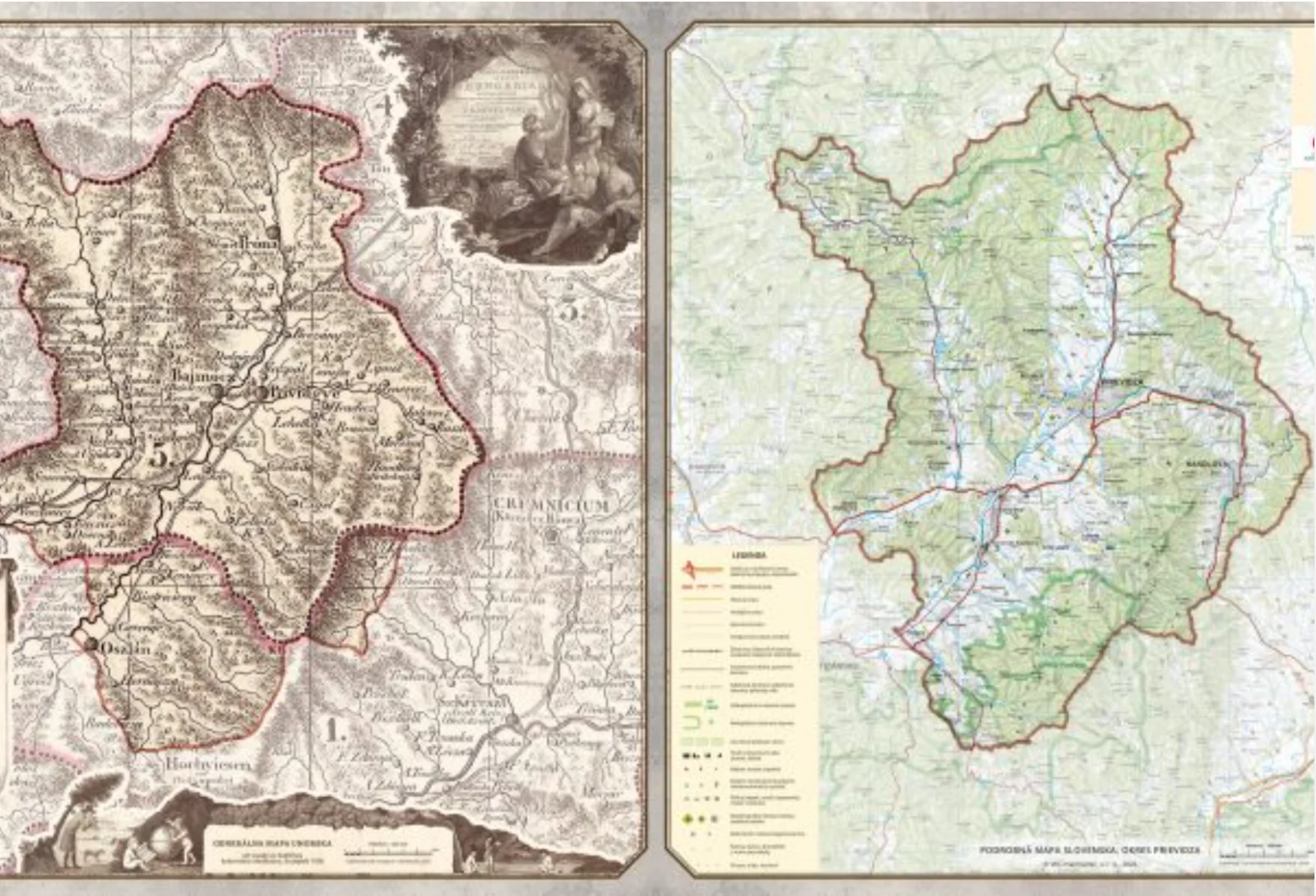 Mapa, ktorá rozpráva dejiny – Prievidza a okolie v premenách času