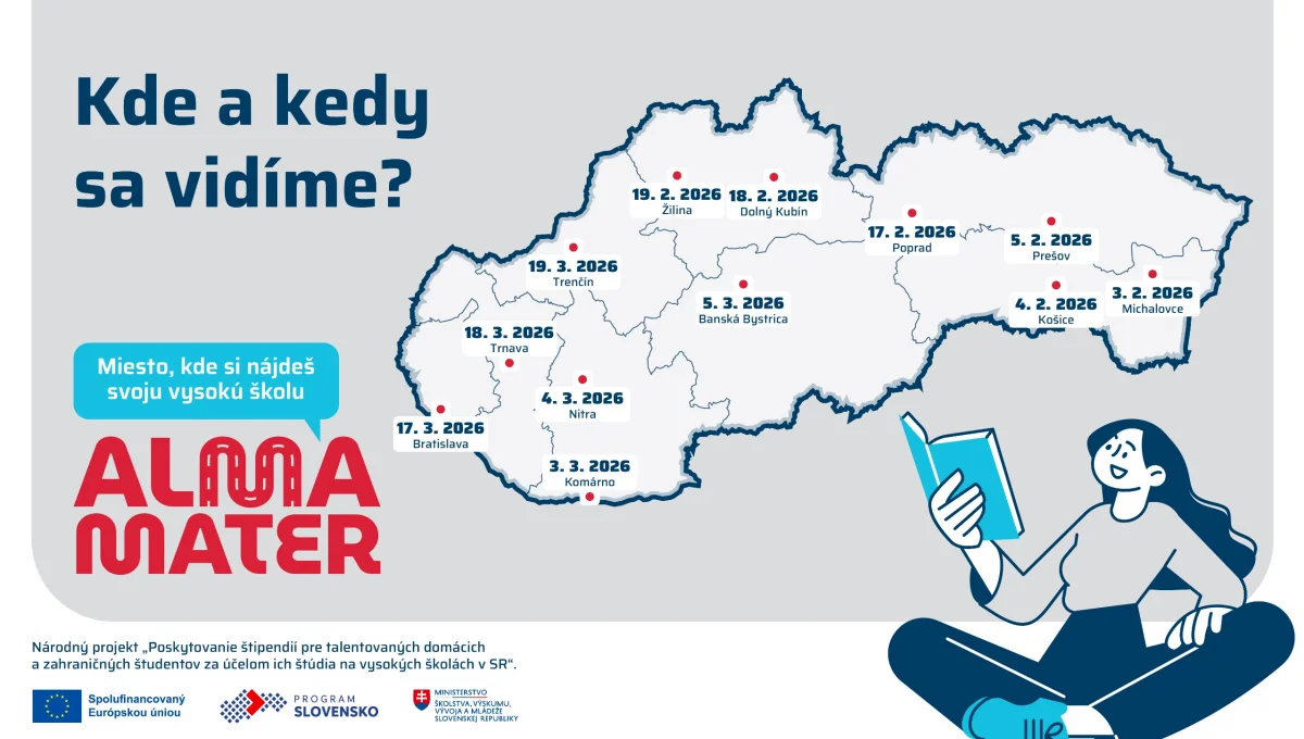 Štúdium, štipendiá, poradenstvo – ALMA MATER spája stredoškolákov s vysokými školami