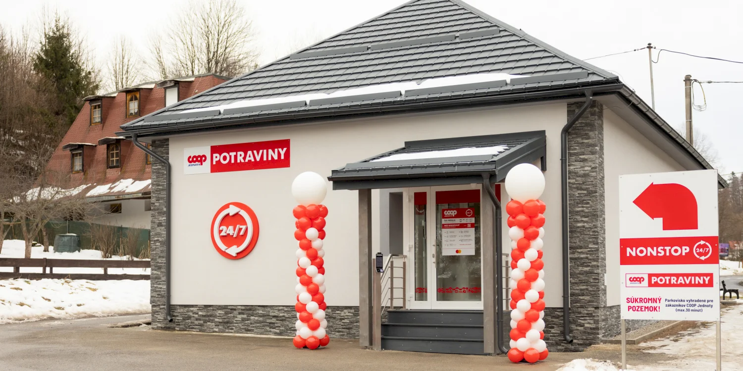 V obci Bystrá otvorili novú automatizovanú predajňu potravín s nepretržitou prevádzkou 24/7