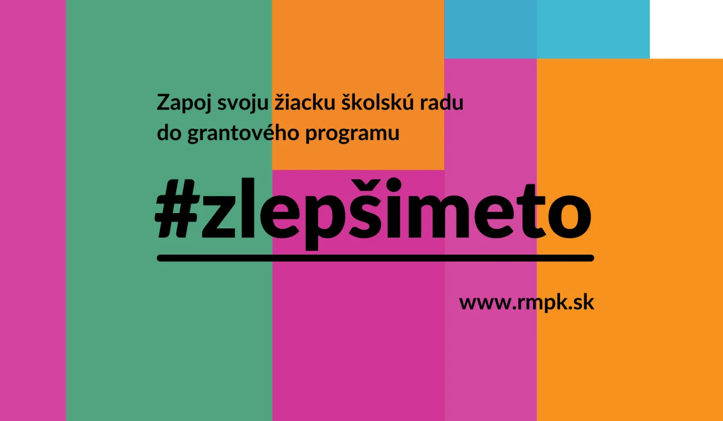 Grantová výzva #zlepšimeto 2026 je spustená, školské parlamenty si prerozdelia až 7 500 eur