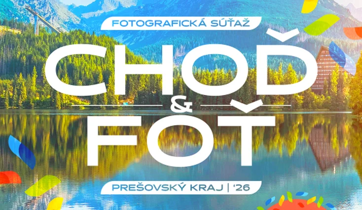 Fotosúťaž Choď a foť – Prešovský kraj 2026 pozýva objavovať región cez objektív fotoaparátu