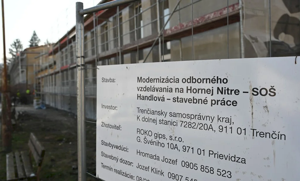 Handlovská odborná škola prechádza modernizáciou, pribudnú špičkové technológie