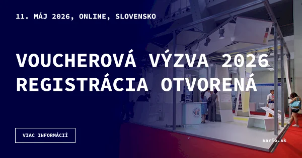 SARIO: Registrácia otvorená — Voucherová podpora pre mikro, malé a stredné podniky