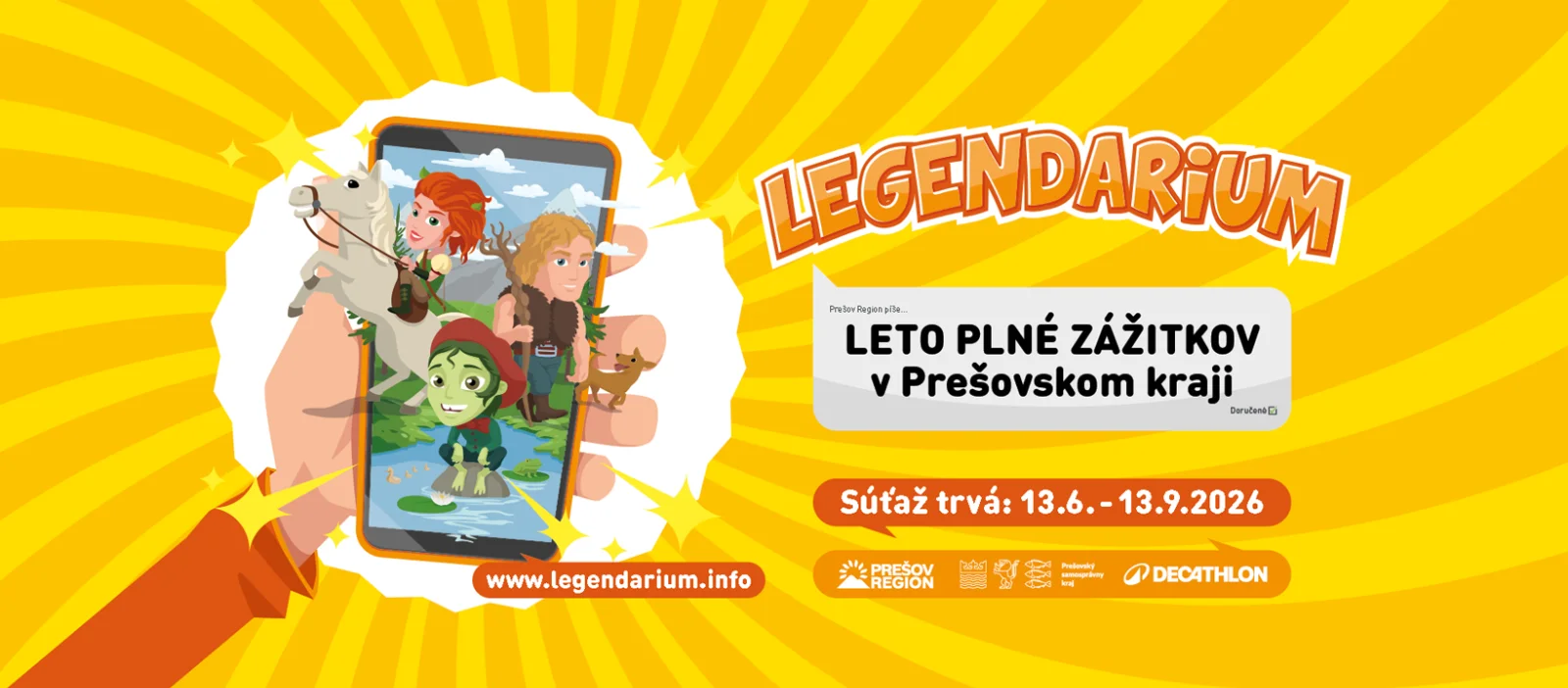 Štartuje LEGENDARIUM 2026: Rodiny pozýva objavovať Prešovský kraj