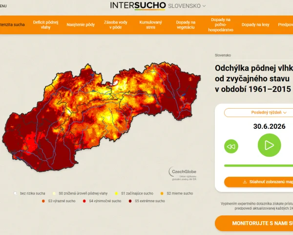 Zapojte sa do monitorovania sucha a pomôžte mapovať jeho dôsledky pre Slovensko