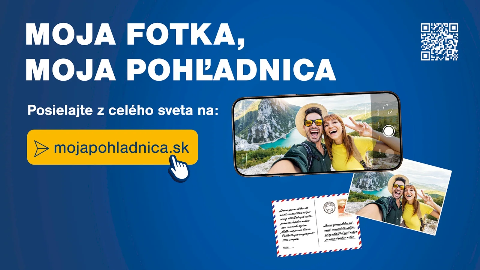 Slovenská pošta: Z dovolenky rovno do schránky. Vytvorte si vlastnú prázdninovú pohľadnicu pár klikmi