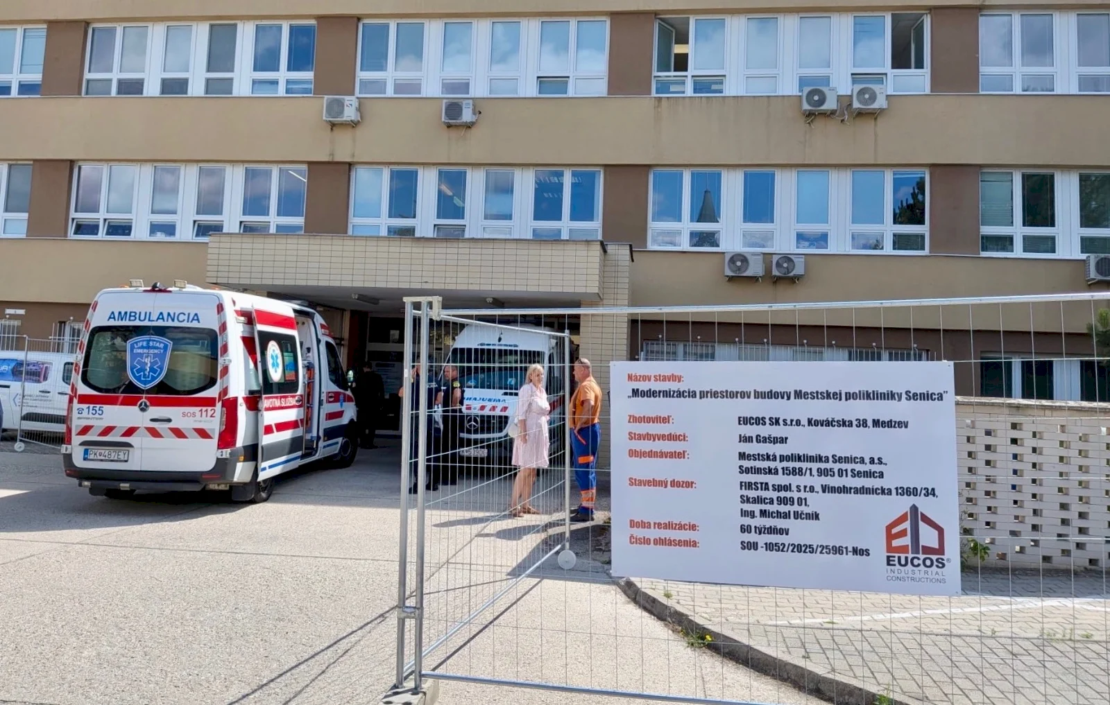 Odštartovala veľká modernizácia Mestskej polikliniky Senica za tri milióny eur