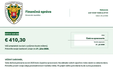 Finančná správa varuje občanov: Podvodníci lákajú ľudí na falošné daňové preplatky