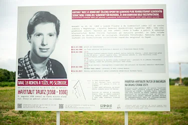 BSK: Hartmutovi Tautzovi chýbalo k slobode 22 metrov. Štyridsať rokov od smrti pripomínajú nové pamätné tabule