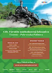 Horehronie ožije začiatkom septembra históriou: Ozubnicová železnica Pohronská Polhora – Tisovec oslávi 130. výročie