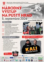 Mesto Zvolen pozýva na Národný výstup na Pustý hrad. Pripravený je pestrý program aj súťaž vo varení guláša