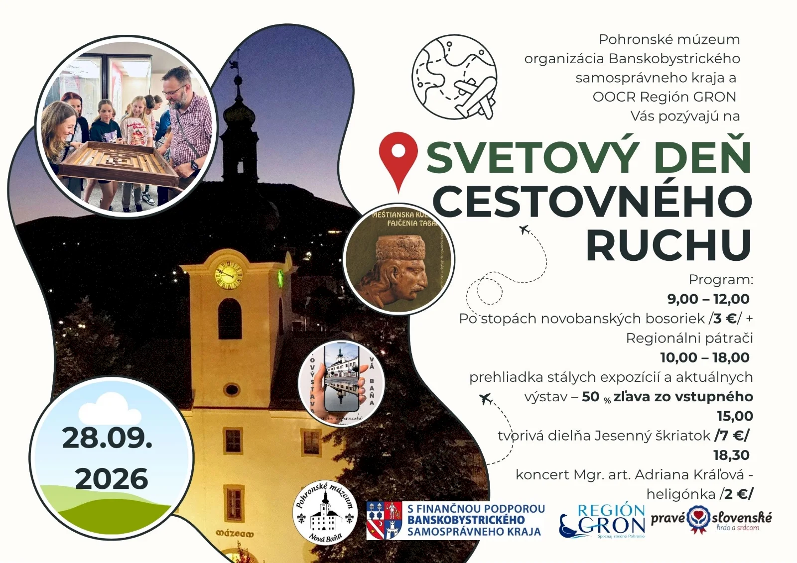 Svetový deň cestovného ruchu bude v BBSK bohatý na desiatky netradičných kultúrnych zážitkov