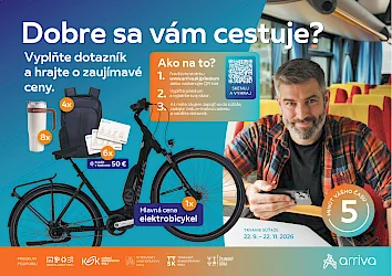 Na Deň bez áut odštartoval tohtoročný prieskum spokojnosti spoločnosti ARRIVA