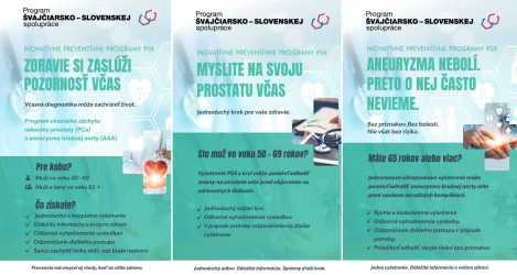 PSK ako prvý na Slovensku spúšťa skríning prostaty a brušnej aorty a reaguje tak na nepriaznivé zdravotné štatistiky