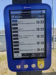 V BBSK pribudnú na vybraných zastávkach pilotne e-papier označníky s novými funkciami