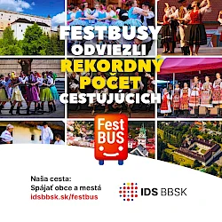 FestBusy v BBSK odviezli počas tohtoročnej sezóny rekordný počet cestujúcich